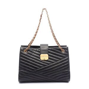Chanel Leather Shoulder Bag Black